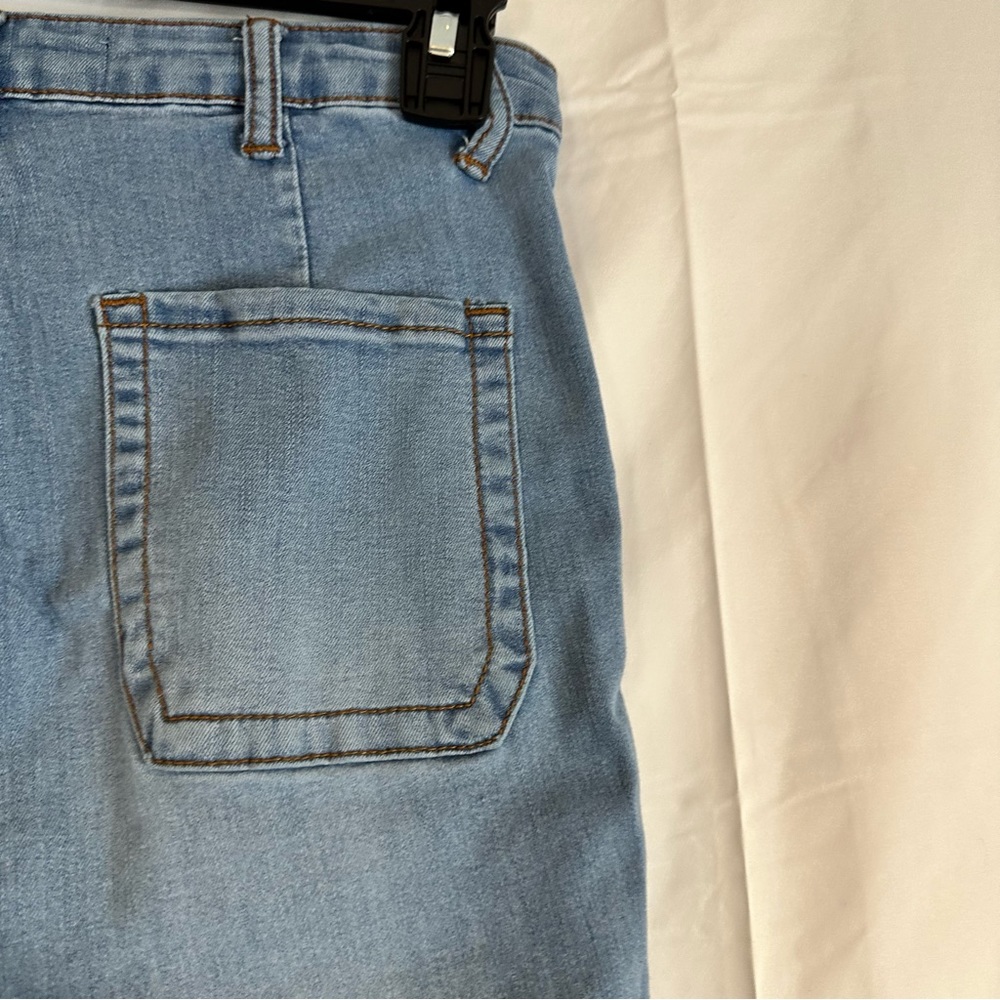Monkey Ridge Jeans Original Vintage Bell Bottom White Wash Y2K Size 3/26 - Picture 8 of 16